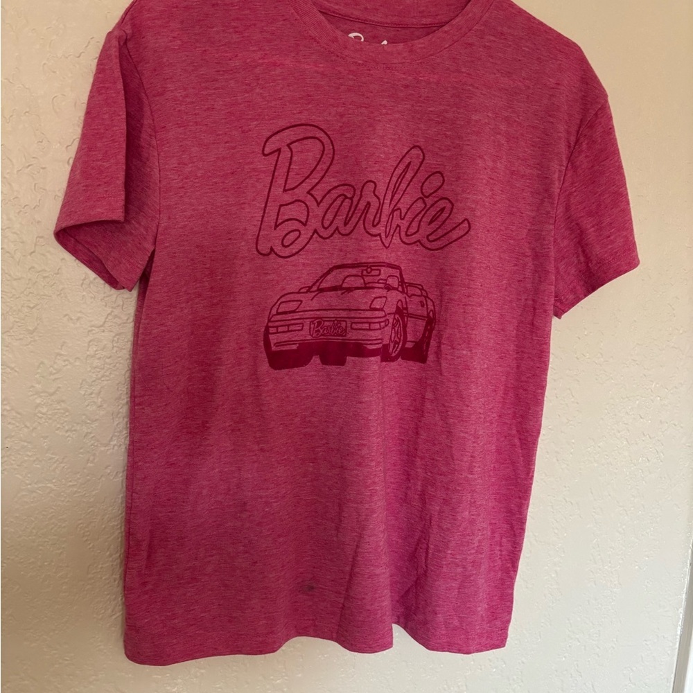 Barbie Graphic T-Shirt with Car Design